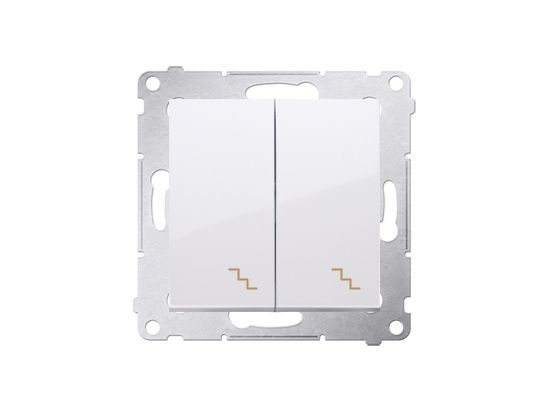 Kontakt DW6/2L.01/11, Schalter + Taster, Weiss - Bild 7