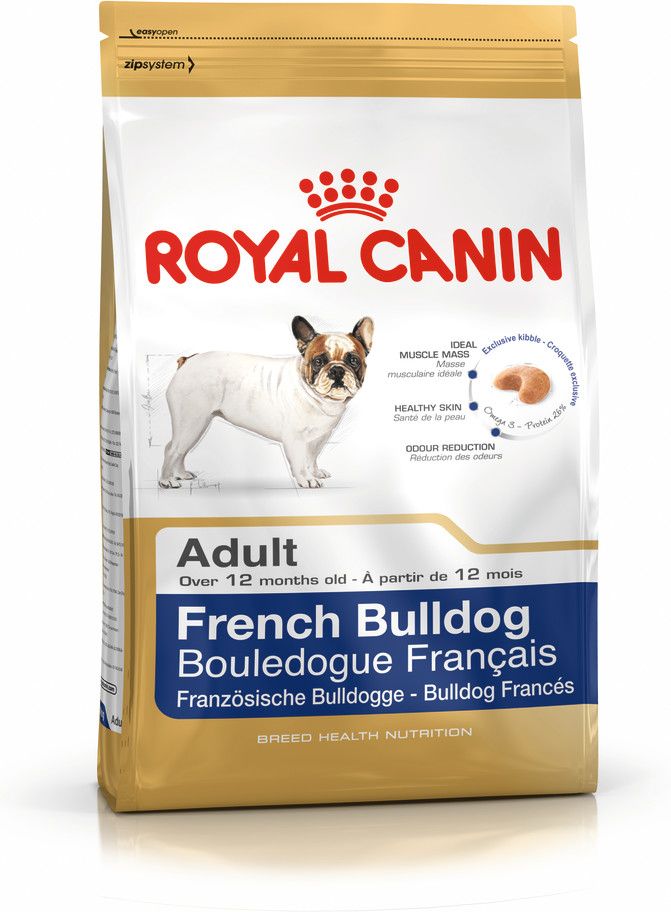 Royal Canin French Bulldog Adult, Adult, Französische Bulldogge, Mittelgroß (11-25 Kg), Klein (5-10 Kg), 3 Kg