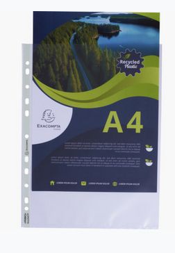 Plastlomme, Exacompta 5320E, A4, 60 µm, pakke a 100 stk