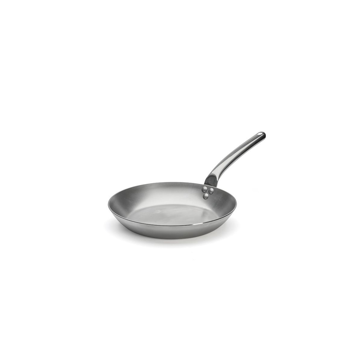 De buyer stekpanna carbone plus 28cm 5130.28 stekpanna med rostfritt handtag