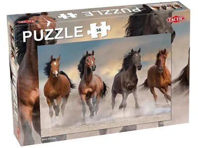 Tactic Puzzle Lovers Wild Horses 56 pcs puzzle | Leksaker - Spel - Pussel | GameStuff