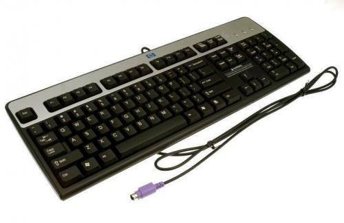 Hp Windows - Tastatur - Ps/2 - Fransk - Sølv, Carbonite