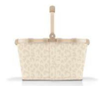 Reisenthel Carrybag, Beige, Polyester, Indkøbskurv, Mønster, 22 L, 480 Mm