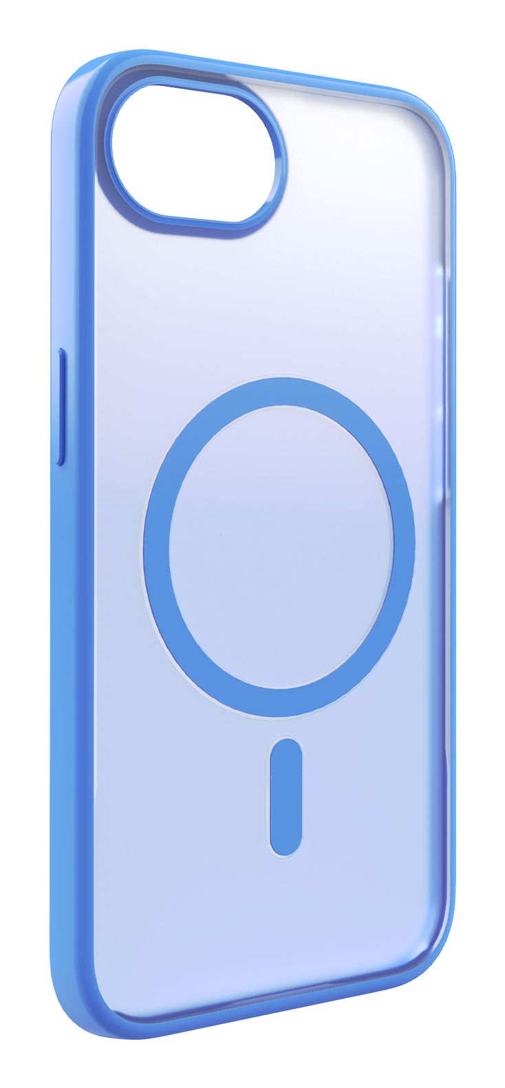 Puro Gradient Magsafe Silikonhülle Für Iphone 16E - Blau