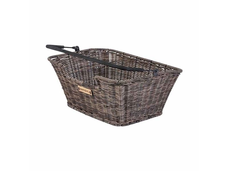 Basil Capri, Bagside, Cykelkurv, Rattan, Træ, 5 Kg, 420 Mm