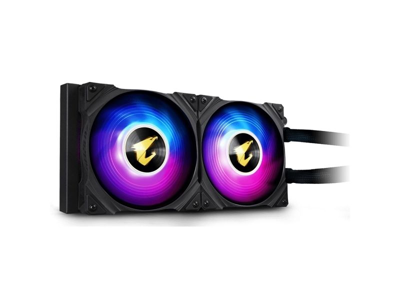 Gigabyte Aorus Waterforce 240, All-In-One-Flüssigkeitskühler, 12 Cm, 56,47 Cfm, Schwarz