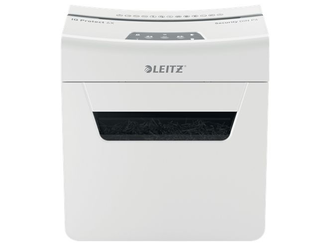Leitz Iq Protect Premium Makulator 6X Krydsmakulering P4, 10 L, Berøring, 6 Ark, P-4, Grå, Hvid, 80 G/M²