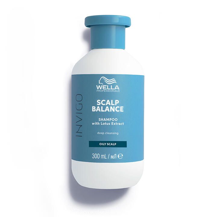 Wella Invigo Scalp Balance, 300 ml, Shampo, Proffesionelle, Unisex, Olieret hår, Alle farver