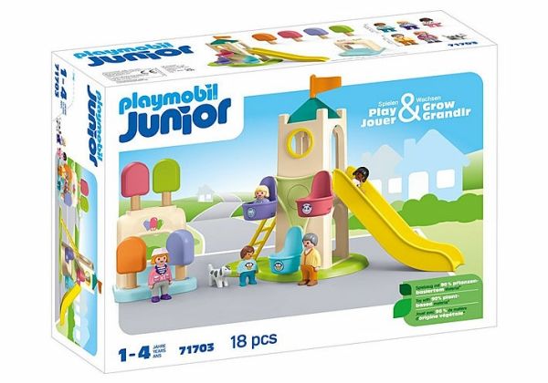 Playmobil Junior 71703, Legeplads, 1 År, Flerfarvet, Plast