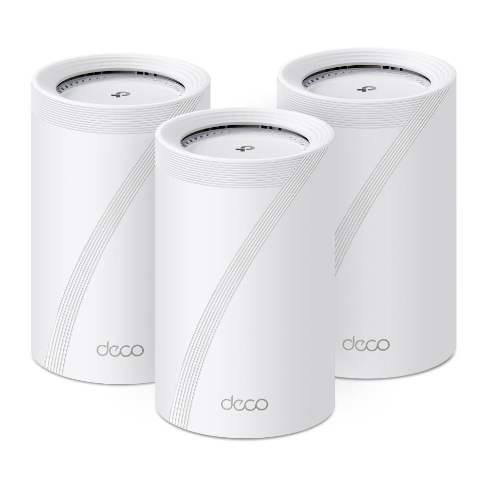 Tp-Link Deco Be68 Mesh-System Wi-Fi 7 Be14000, 3-Pak, Hvid