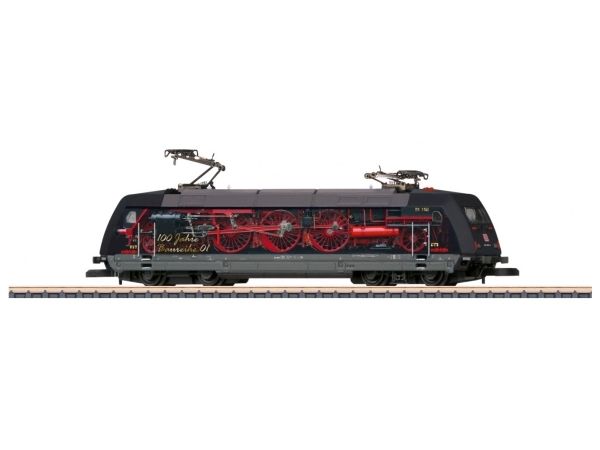 Märklin Class 101 Electric Locomotive, Model af lokomotiv, Monteringssæt, German Railroad, Inc. (DB AG) class 101 express electric locomotive, Dreng/Pige, Sort, Rød, 86 mm