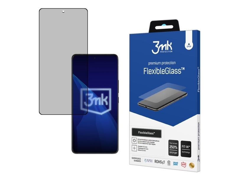 3Mk Flexibleglass, Asus, Rog Phone 9/9 Pro, Antibakteriell, Schlagfest, Kratzresistent, Splitterfrei, Transparent, 1 Stück(E)