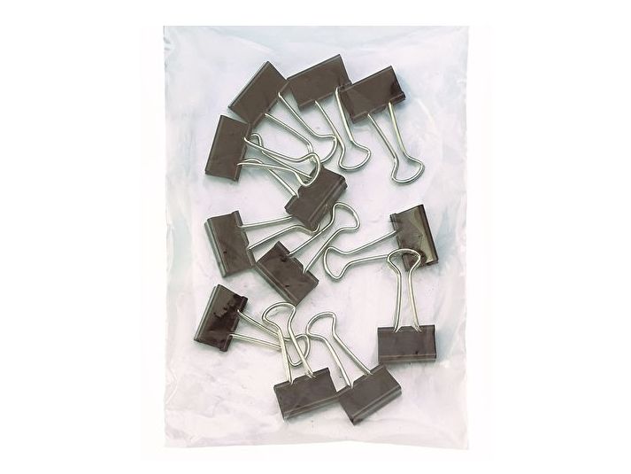 Wedo 64 21525, Metal, Nikkel, Sort, 25 mm, 12 stk