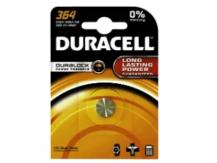 Duracell 364 - Batteri SR60 - silveroxid - 20 mAh | EL Artiklar - Batteri - Knappcell batteri | GameStuff