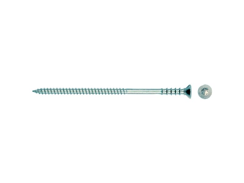 Fischer Juss, Skrue, Træ, Flad, Fladt Hoved, Torx, Sølv