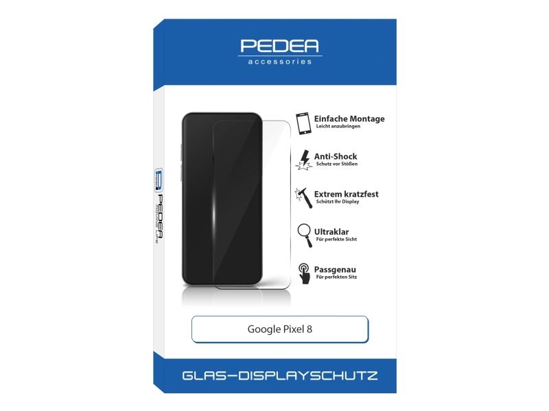 Pedea 12170004, Google, Pixel 8, Kratzresistent, Schockresistent, Transparent, 1 Stück(E)