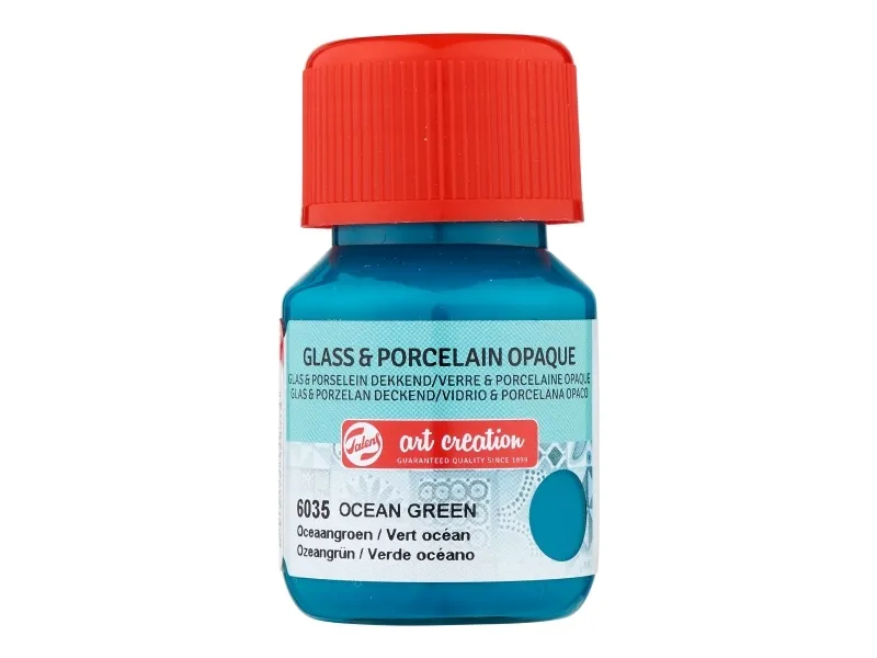 Talens Art Creation Glass & Porcelain Opaque Bottle Ocean Green 6035 | Skola & Hobby - Konstmaterial - Akryl & Akvareller | GameStuff