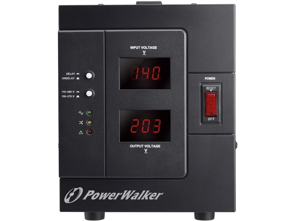 Bluewalker Powerwalker Avr 3000/Siv - Automatische Spannungsregulierung - Wechselstrom 230 V - 2400 Watt - 3000 Va - 2 Ausgangsstecker (10120307)