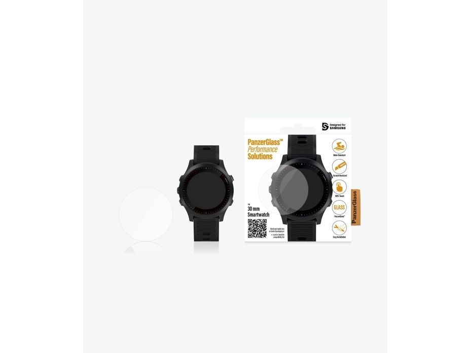 Panzerglass Smartwatch 30Mm | Displayschutzglas, Displayschutz, Smartwatch, Transparent, Universal, Universal - Smartwatch 30Mm, Samsung - Galaxy W