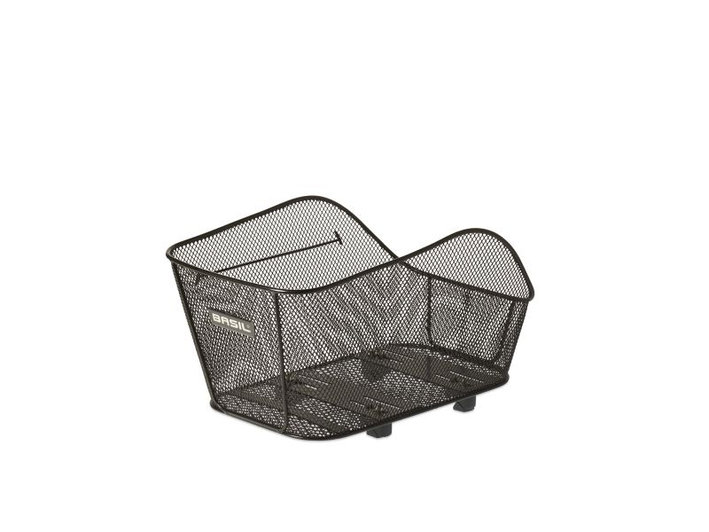 Basil Gepäckträgerkorb Icon M Wsl-System, Stahl Schwarz (Bas-11208)