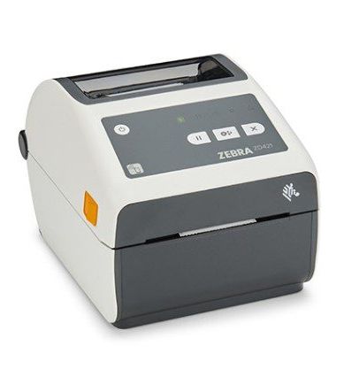 Zebra Zd421d, Wärmeübertragung, 203 X 203 Dpi, 152 Mm/Sek, Verkabelt & Kabellos, Grau, Weiß