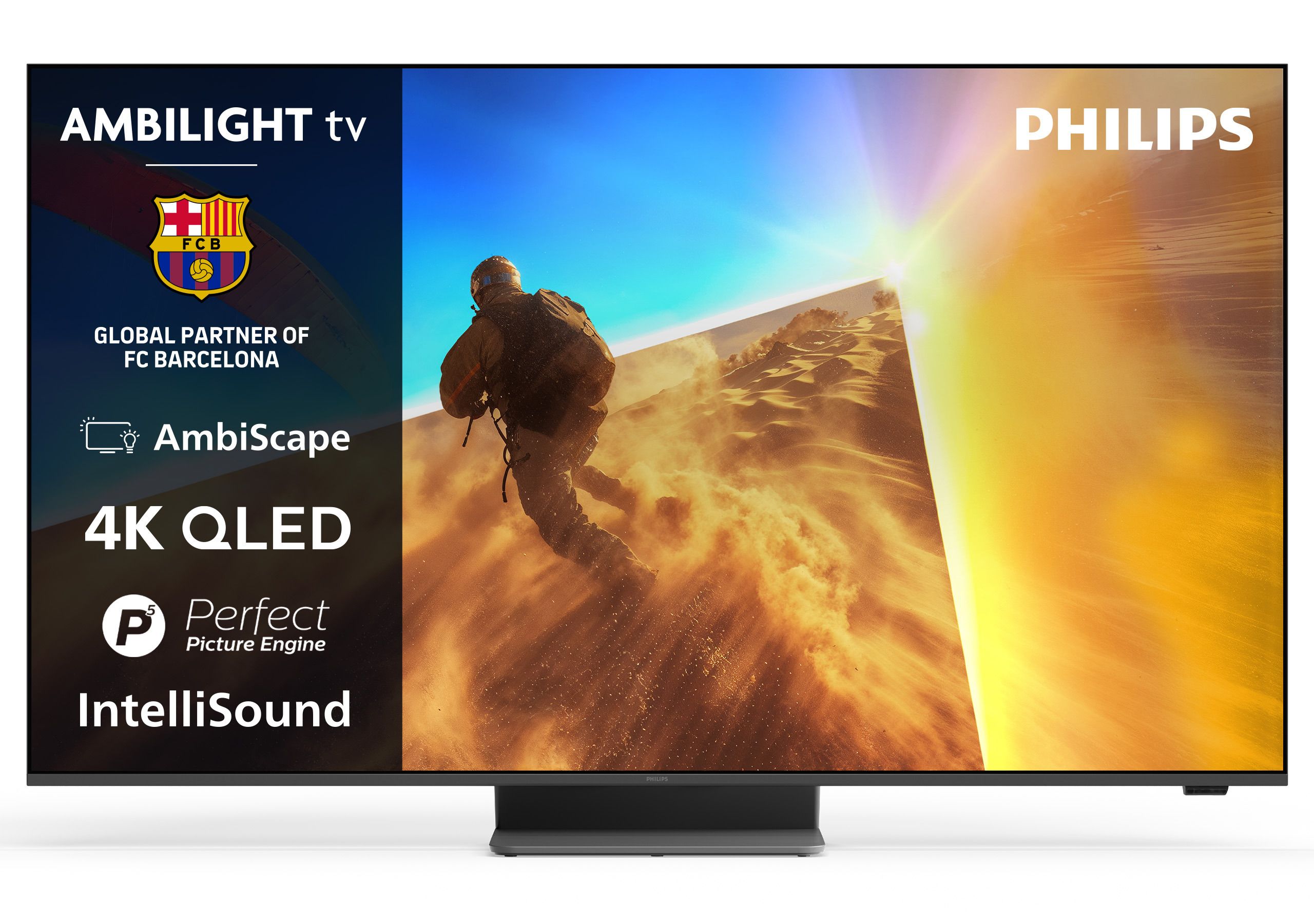 Philips 43Pqs8701/12, 109,2 Cm (43"), 3840 X 2160 Pixel, Qled, Smart-Tv, Wlan, Schwarz
