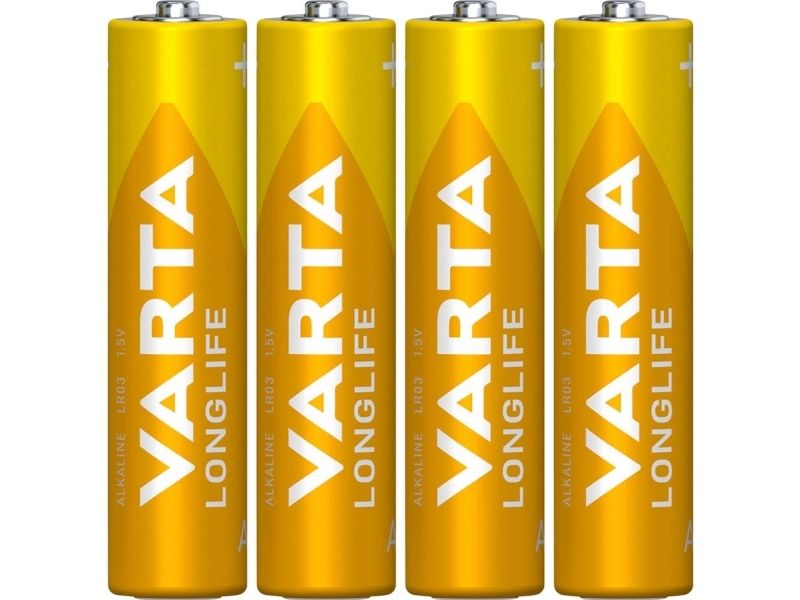 Varta Longlife Extra - Batteri 4 x AAA / LR03 - Alkalisk