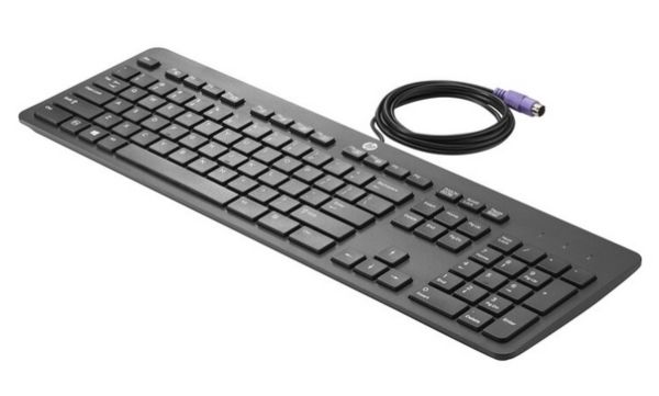 Hp 803821-061, Volle Größe (100%), Kabelgebunden, Ps/2, Membran Key Switch, Schwarz