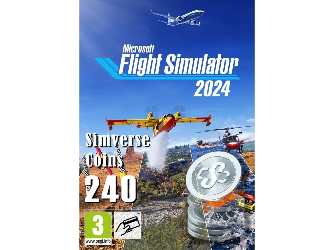 Microsoft Flight Simulator 2024 - 240 Simverse-mønter, Xbox Series S, Storbritannien