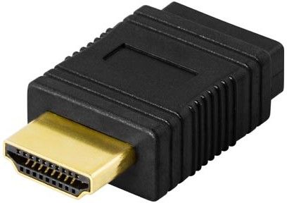 Deltaco - Hdmi Adapter - Hdmi (Han) Til Hdmi (Hun)