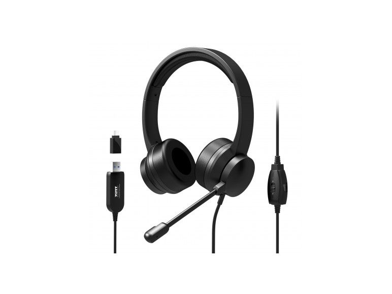 Port Connect - Headset - På Øret - Kablet - Usb-A