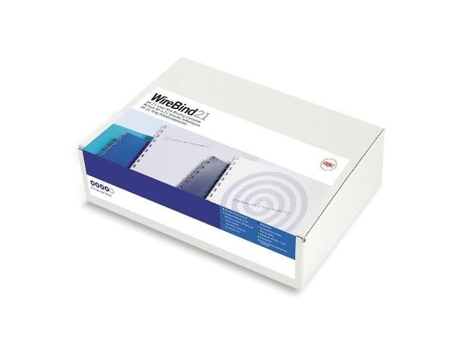 Gbc Multibind - 14 Mm - 21 Ringe - A4 (210 X 297 Mm) - 130 Ark - Sølv - 100 Stk. Indbindingstråd - For P/N: Ib271212, Ib271250