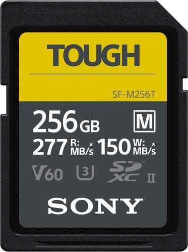 Sony SF-M Series Tough SF-M256T - Flashhukommelseskort - 256 GB - UHS-II U3 / Class10 - SDXC UHS-II