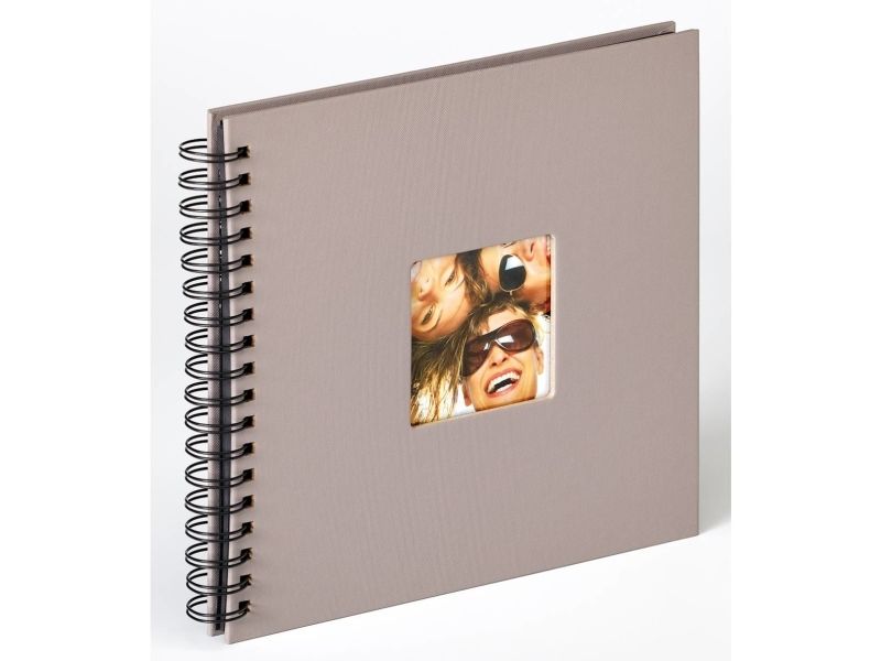 Walther Fun Grijs Spiraal 26X25 40 Zwarte Pagina''s Sa108x, Grå, 40 Ark, Spiral Indbinding, Papir, Sort, 30 Mm