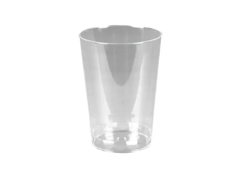 Plastglas 10 cl Ø55x75 mm PS klar - (40 stk./pose)