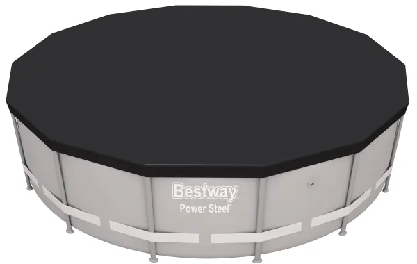 Bestway 58248 / 24, Sikkerhedsafdækning til swimmingpool, Rund, Sort, Bestway 4.27 m (14 ft.) round frame pools, 4,27 m, 3,25 kg | Trädgården - Pools & Vatten spel - Pool tillbehör | GameStuff
