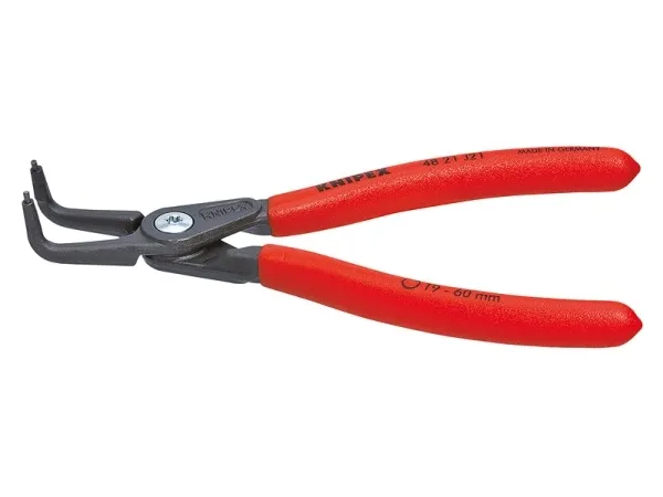 Knipex 48 21 J21, Låsringstång, Kromvanadinstål, Plast, Röd, 165 mm, 175 g | Verktyg & Verkstad - Tänger - Alla Tänger | GameStuff
