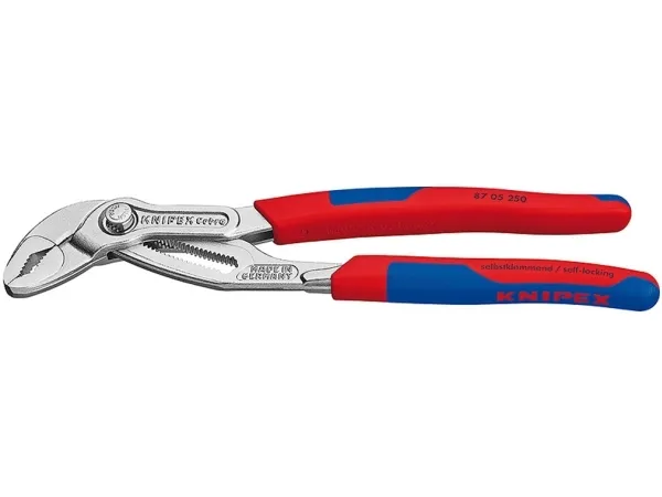 Knipex 87 05 250, Tunge-og-spids tang, 5 cm, 4,6 cm, Krom-vanadium-stål, Blå, Rød, 250 mm