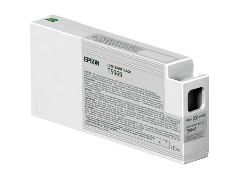 Epson T5969 - 350 Ml - Meget Lys Sort - Original - Blækpatron - For Stylus Pro 7890, Pro 7900, Pro 9890, Pro 9900, Pro Wt7900
