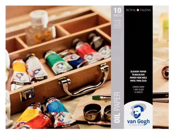 Van Gogh Oil paper pad 30 x 40 cm, 240 g, 10 ark | Skola & Hobby - Konstmaterial - Papper | GameStuff