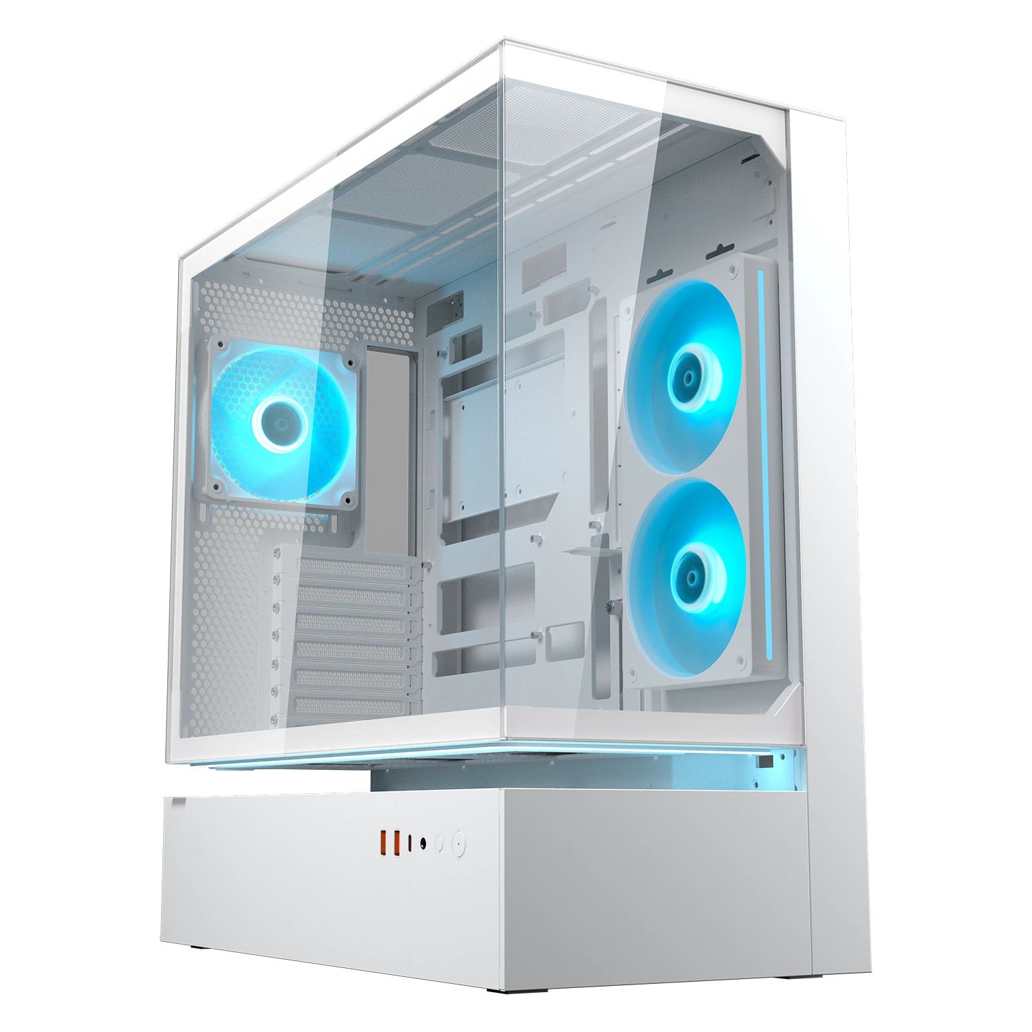 Cougar Cfv235 Midi-Tower-Gehäuse Atx, Ceb, Micro Atx, Mini-Itx, Glas, Weiß