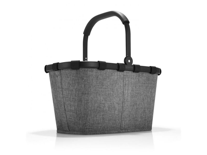 Reisenthel Carrybag, Indkøbskurv, Grå, Polyester, Monokromatisk, 22 L, 480 Mm