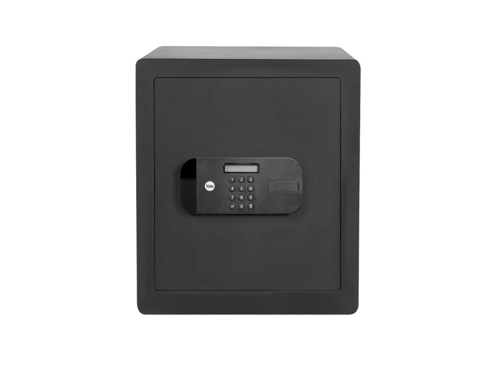 Yale YSEB/400/EB1, Fritstående pengeskab, Sort, Kombinationslås, Stål, Gulv/væg, 2 hylder
