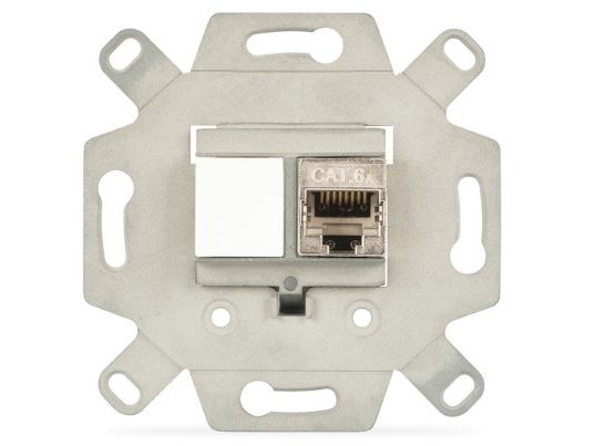 Digitus Leerdose Für Keystone Module Straight, 50X50/80X80, 2Xkeystone Wh