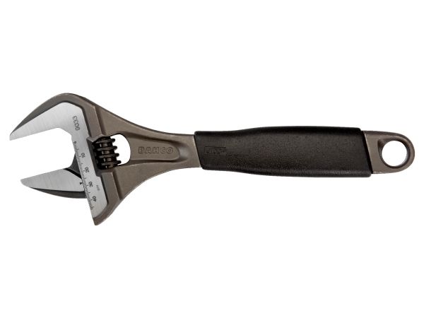 BAHCO Skiftenøgle ERGO 9029 med stor nøglevidde med gummihåndtag - Kæbeåbning 32mm - Længde: 170mm