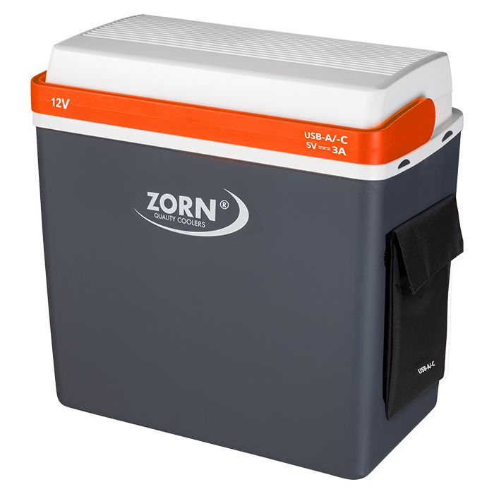 ZORN 21L Elektrisk kylbox 12V med USB A+C | Bilvård & Biltillbehör - Bilens Interiörutrustning - Kylboxar | GameStuff