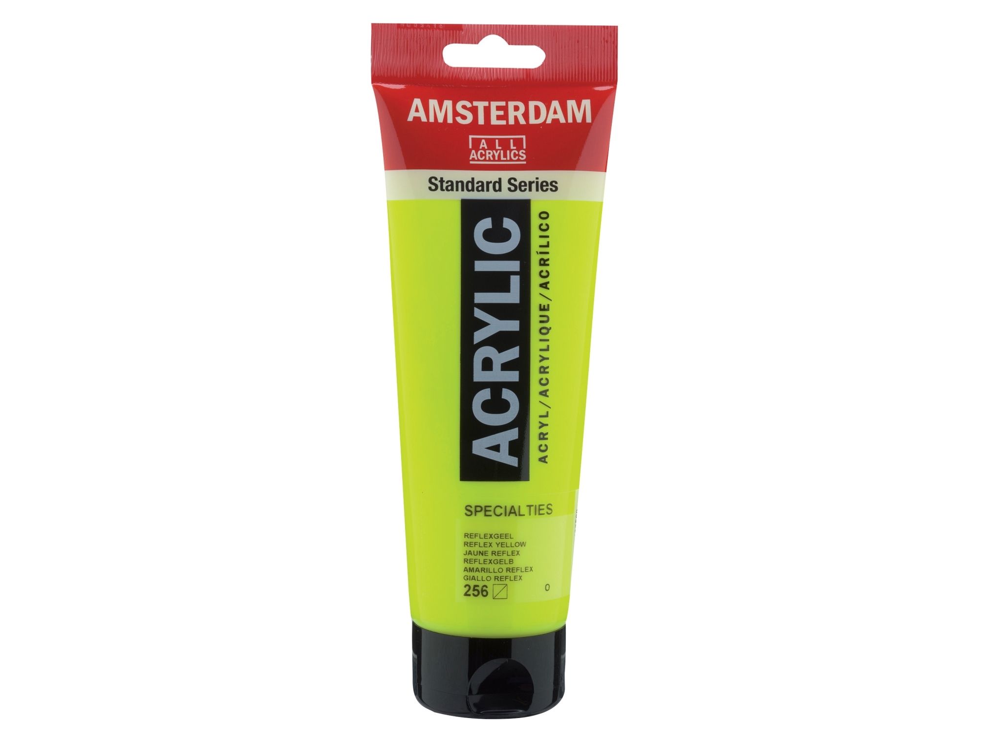 Amsterdam Standard Series akrylrör 256 Reflex Yellow | Skola & Hobby - Konstmaterial - Akryl & Akvareller | GameStuff