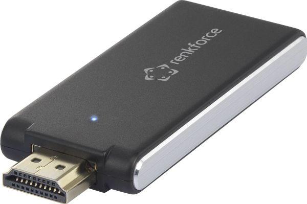 Renkforce renkCast 3, Fuld HD, 1920 x 1080 pixel, 1080p, H.264, H.265, HDMI, Wi-Fi 5 (802.11ac)
