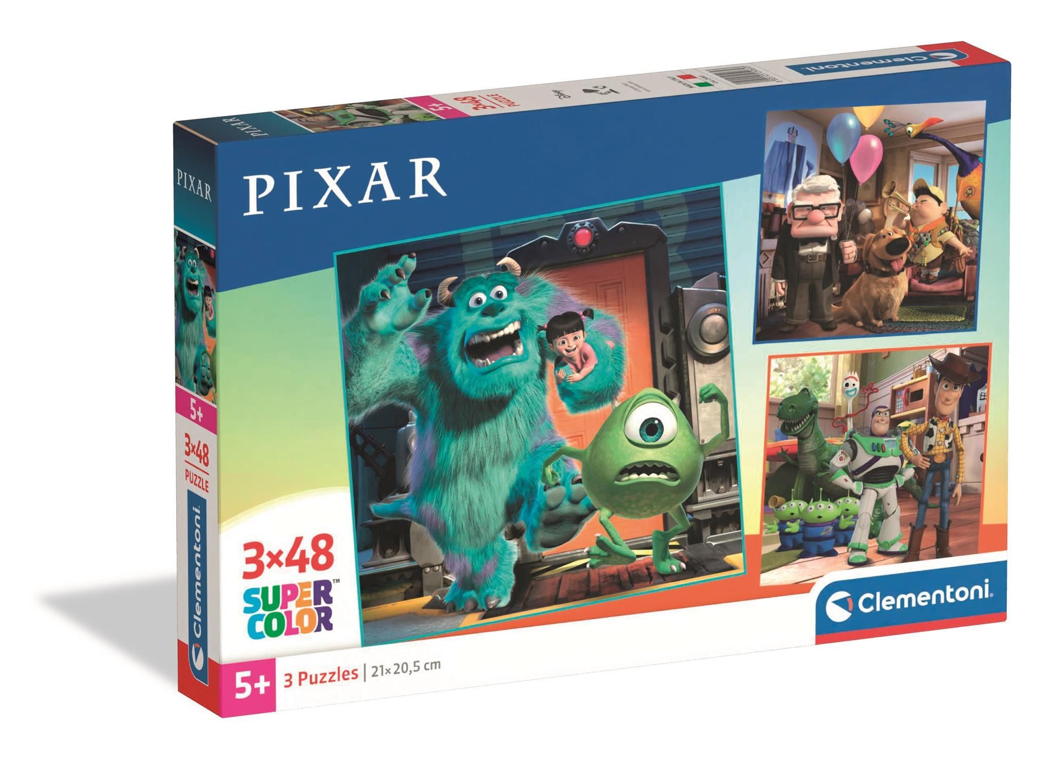 Cle-Puzzle 3X48 Super Pixar 25065