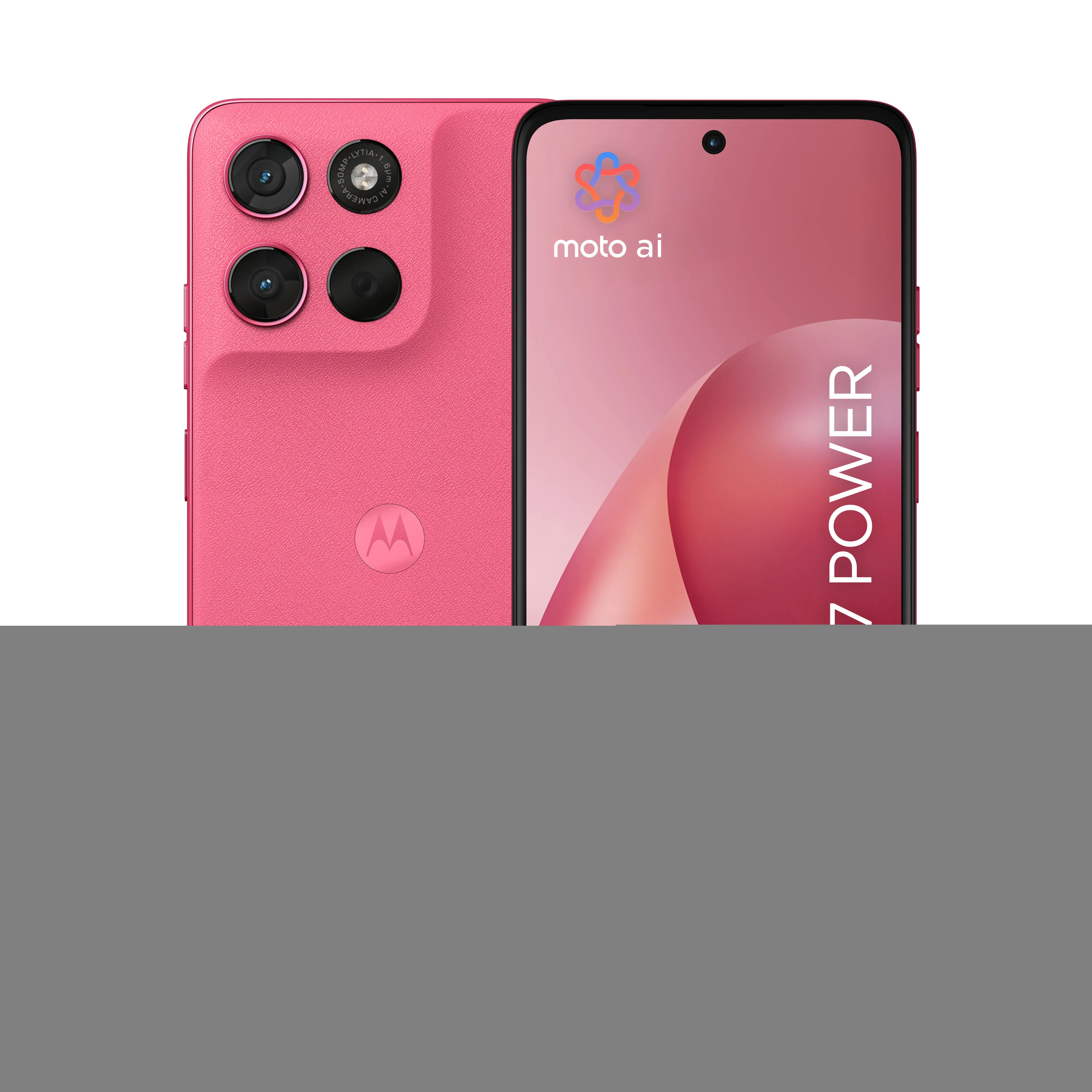 Motorola moto g57 power , 17,1 cm (6.72), 12 GB, 256 GB, 50 MP, Android 16.0, Lyserød